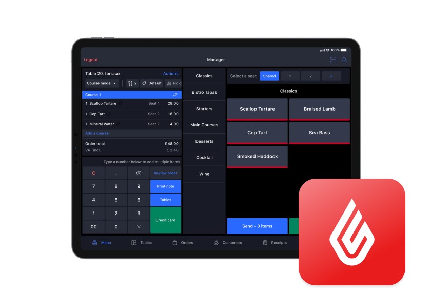 Best EPOS Systems & Tills For Restaurants Lightpeed K Series