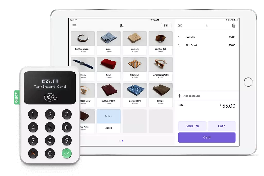 Square Reader vs Zettle Card Reader 2 Zettle POS