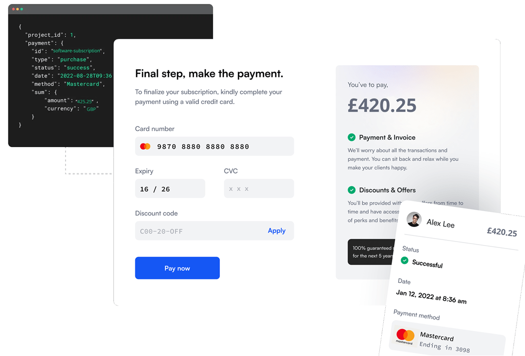 Take Online Payments MS API Integration