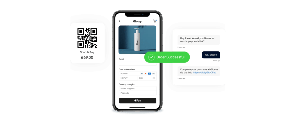Take Online Payments Payment Link phone