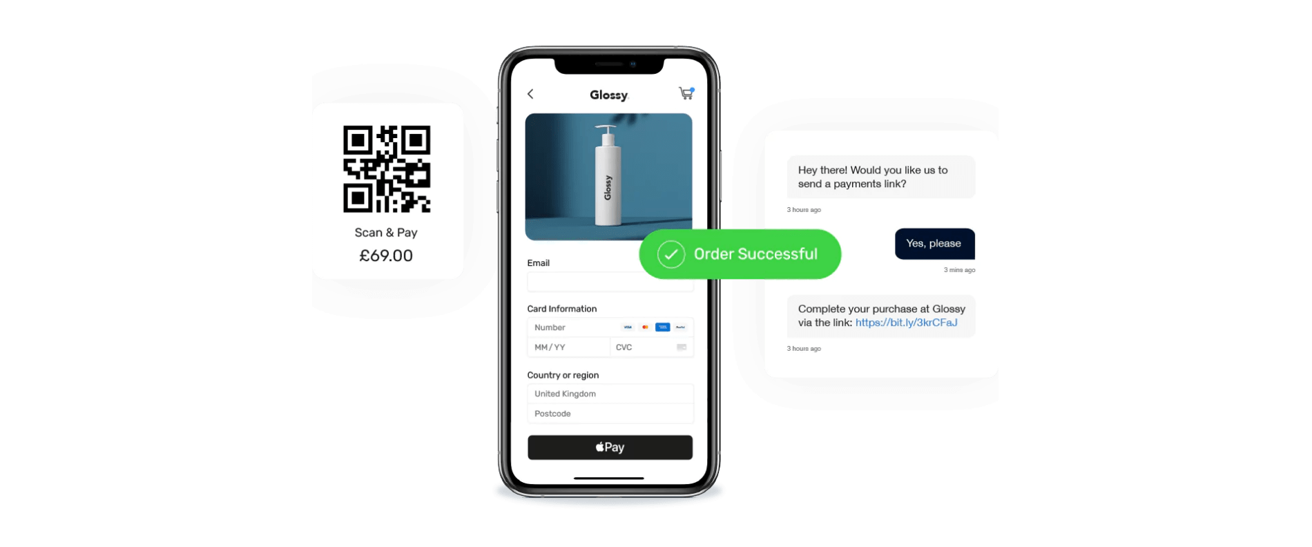 Take Online Payments Payment Link phone